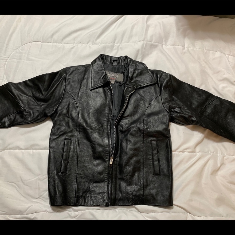 Wilson’s Leather Kids Black Leather